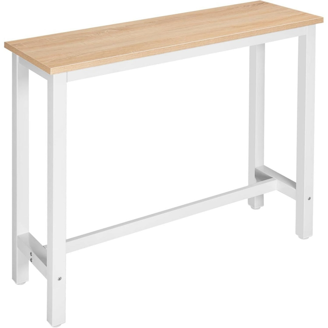 Table rectangulaire gris clair