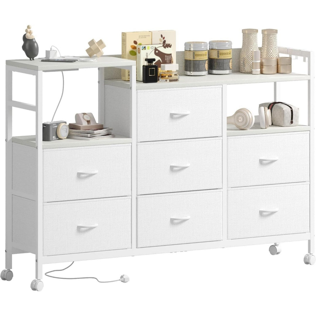 Elegante commode avec un port de chargement USB