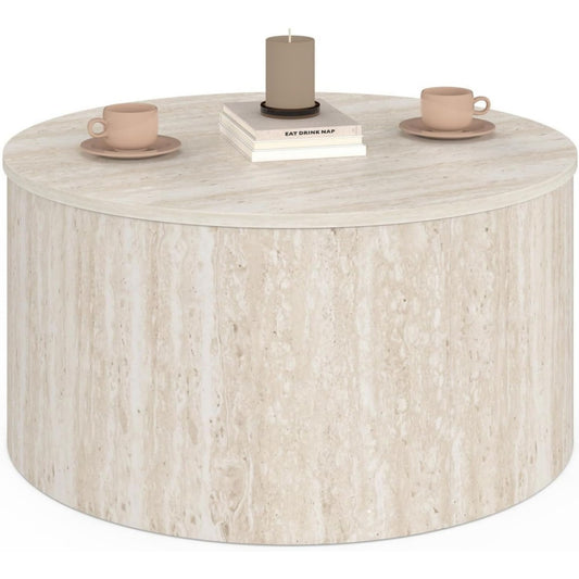 Table basse gris clair, structure metallique ideal pour salon
