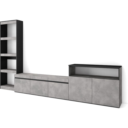 Petit ensemble de meubles gris