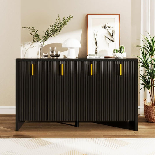 Buffet marron pour la cuisine, style moderne