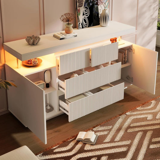 Commode de rangement marron en bois