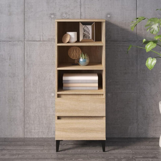 Grise enfilade style industriel, 40 x 36 x 110 cm