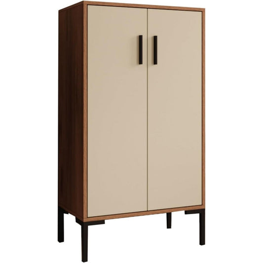 Marron buffet finition noyer 60 x 110.5 x 30 cm