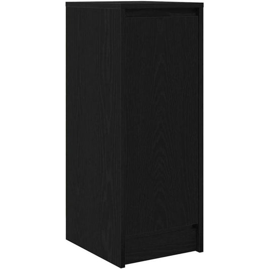 Buffet design moderne, teinte noir finition chene