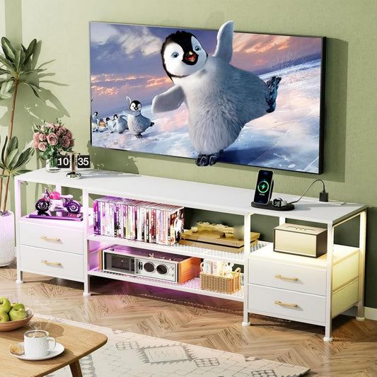 Joli meuble TV en acier